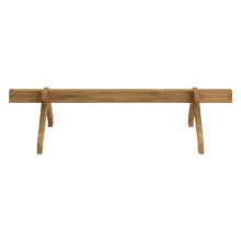 Olivia Wood Beam - Barra e gambe in legno per sedute e tavolini